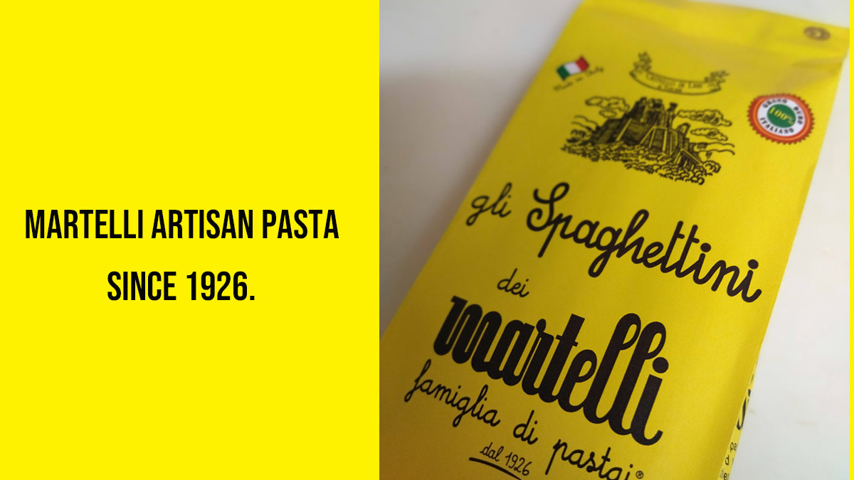 マルテッリ、それは「お店で食べるのと同じぐらい美味しいイタリアのパスタ」